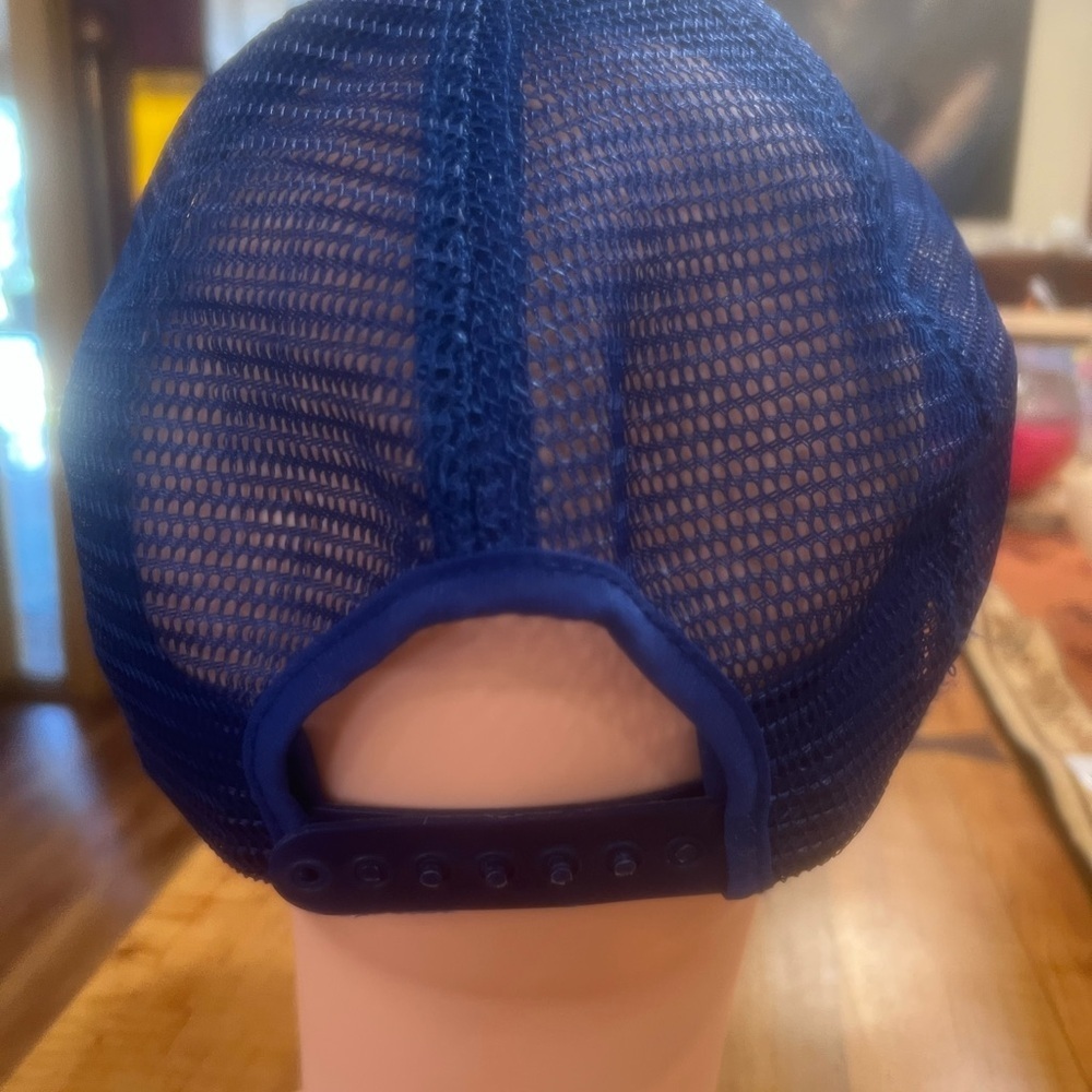 Blue Virginia City Trucker Hat View 4